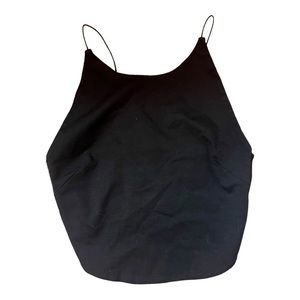Zara Black Fitted Top